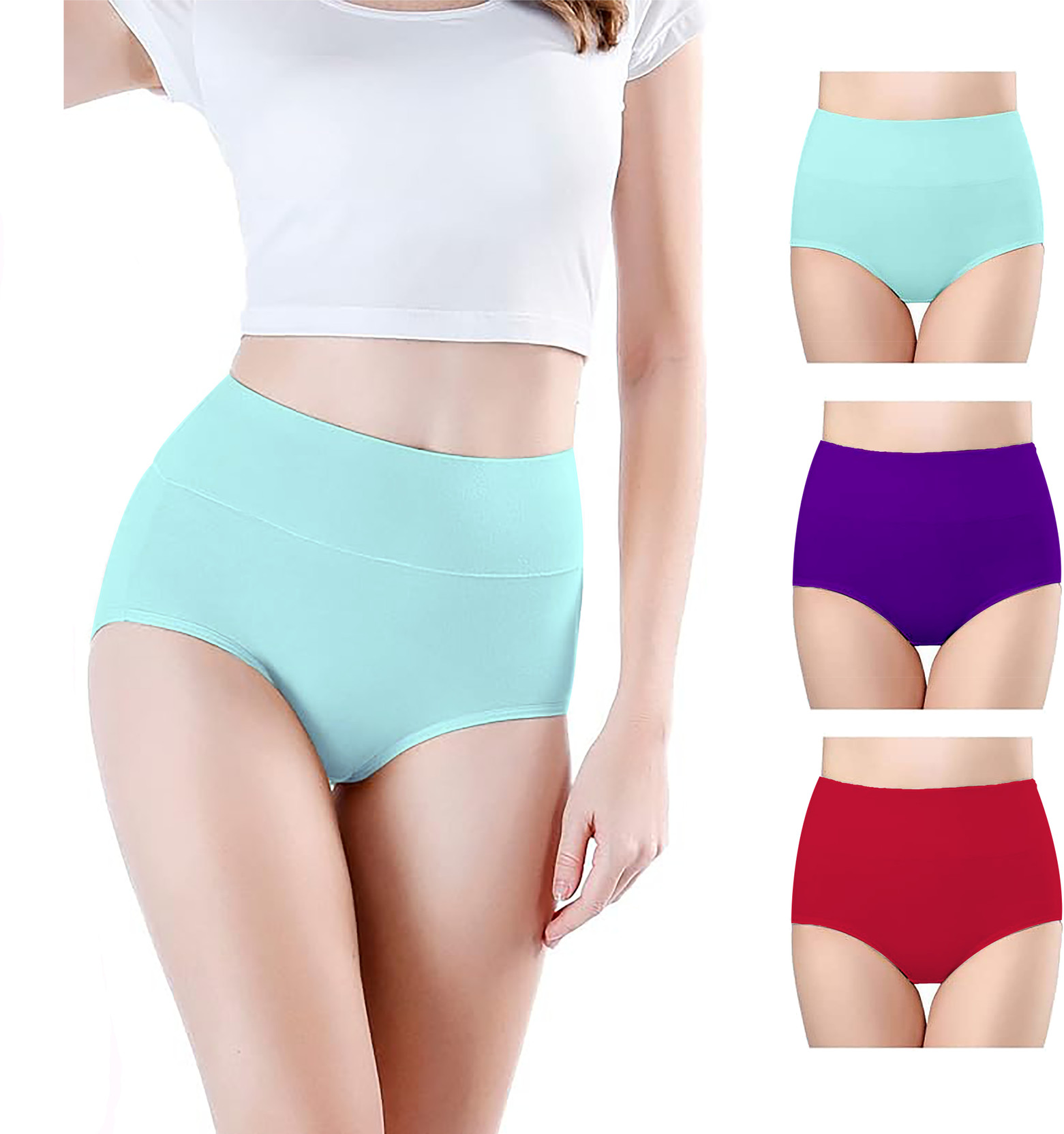 Pack of 3 Women Hipster Green, Purple, Maroon Panty