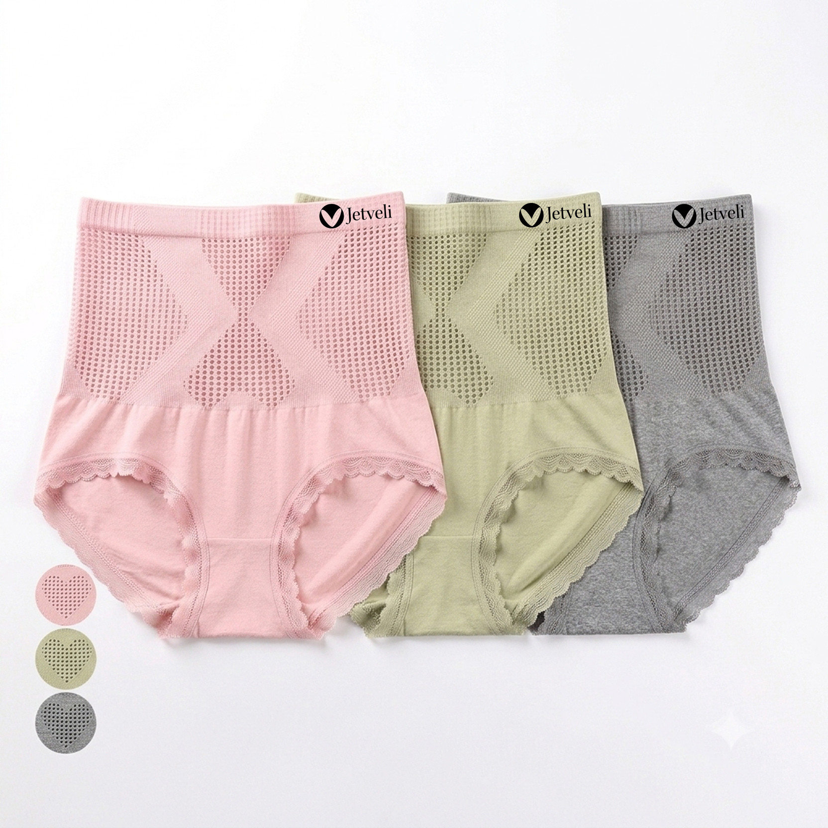 Pack of 3 Women Hipster Multicolor Panty