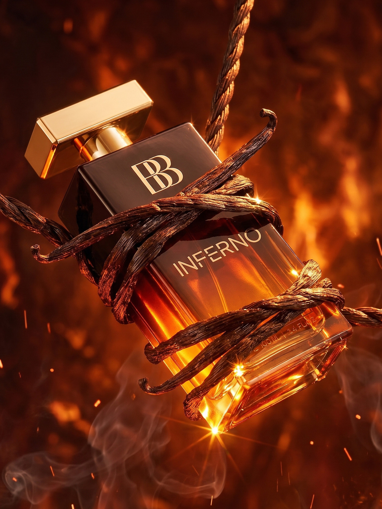 BERGAMOT BEAUTE Inferno Eau de Parfum | Long Lasting Perfume for Men with Bergamot and Musky Eau de Parfum  -  100 ml