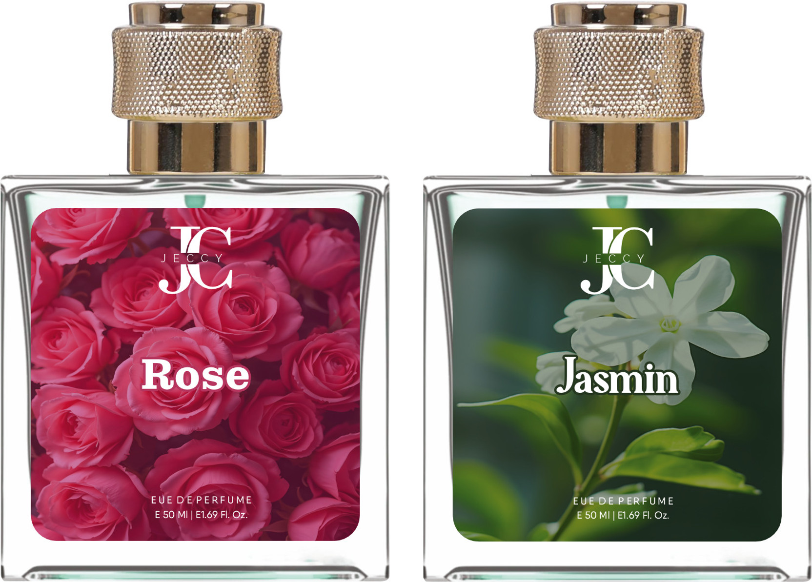JECCY Rose & Jasmin Fresh And Floral Long-Lasting Fragrance Eau de Parfum  -  100 ml