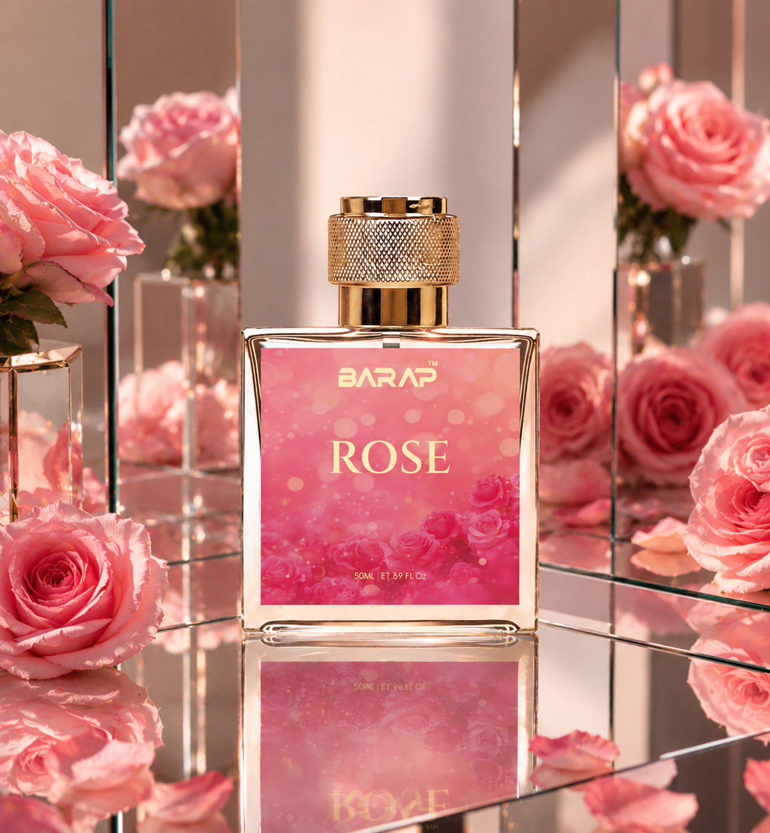 barap ROSE Romantic Floral Luxury Blend Modern Elegant 0.19 Eau de Parfum  -  50 ml
