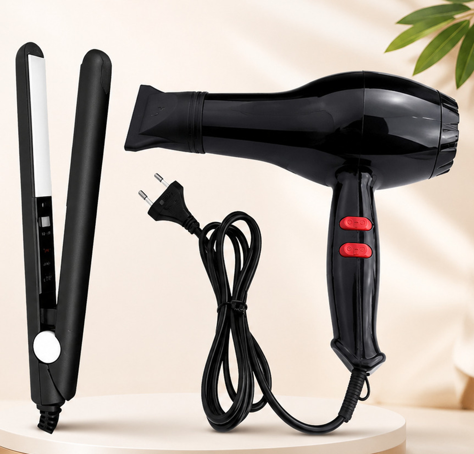 APNA STORE Hair Dryer + Hair Straightener_01 Personal Care Appliance Combo