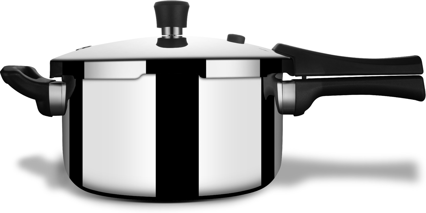 Stahl Xpress Cooker Triply Pressure Cooker 6 L Outer Lid Induction Bottom Pressure Cooker