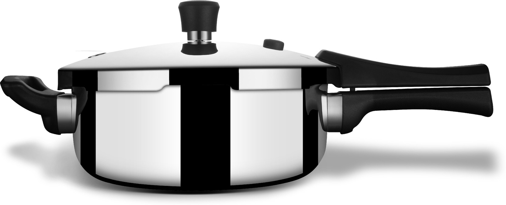 Stahl Xpress Cooker Triply Pressure Cooker 3.5 L Outer Lid Induction Bottom Pressure Cooker