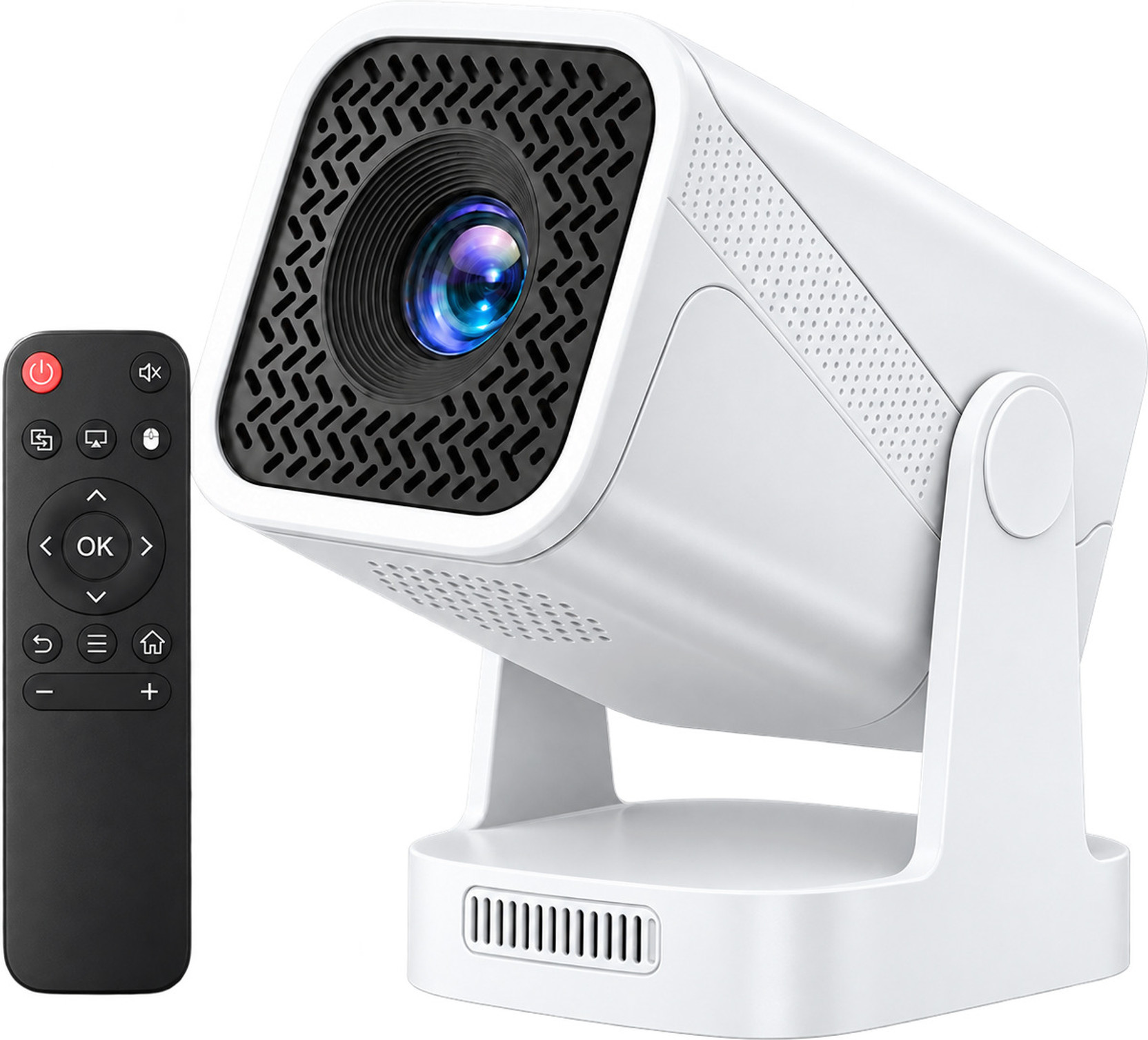 Dansotec Y320 Mini 4K Support Portable Projector with Native HD Android 11, WiFi 6, (5000 lm / Wireless) Portable Projector