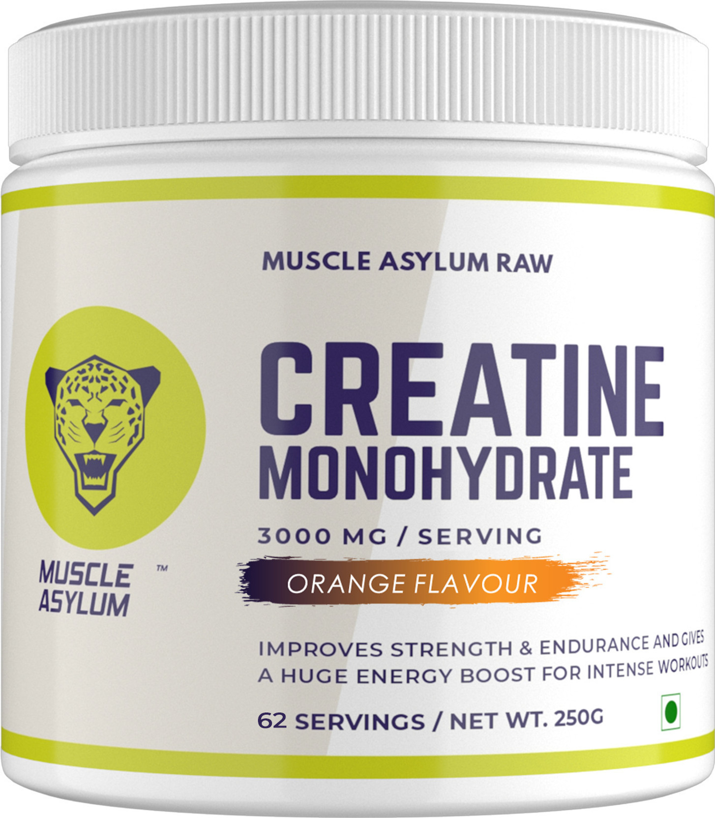 Muscle Asylum Micronized Creatine Monohydrate Powder Creatine