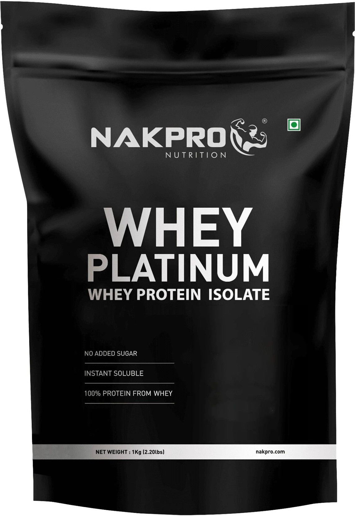 Nakpro PLATINUM 100% Isolate Supplement Powder Whey Protein