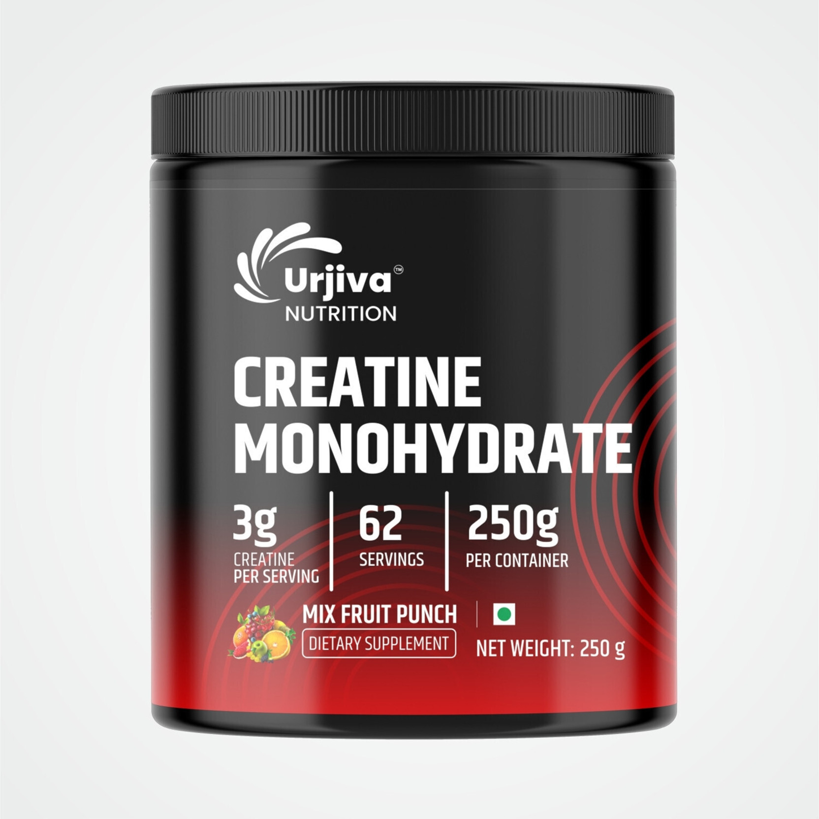 Urjiva NUTRITION Creatine Monohydrate Dietary Mix Fruit Flavor Creatine