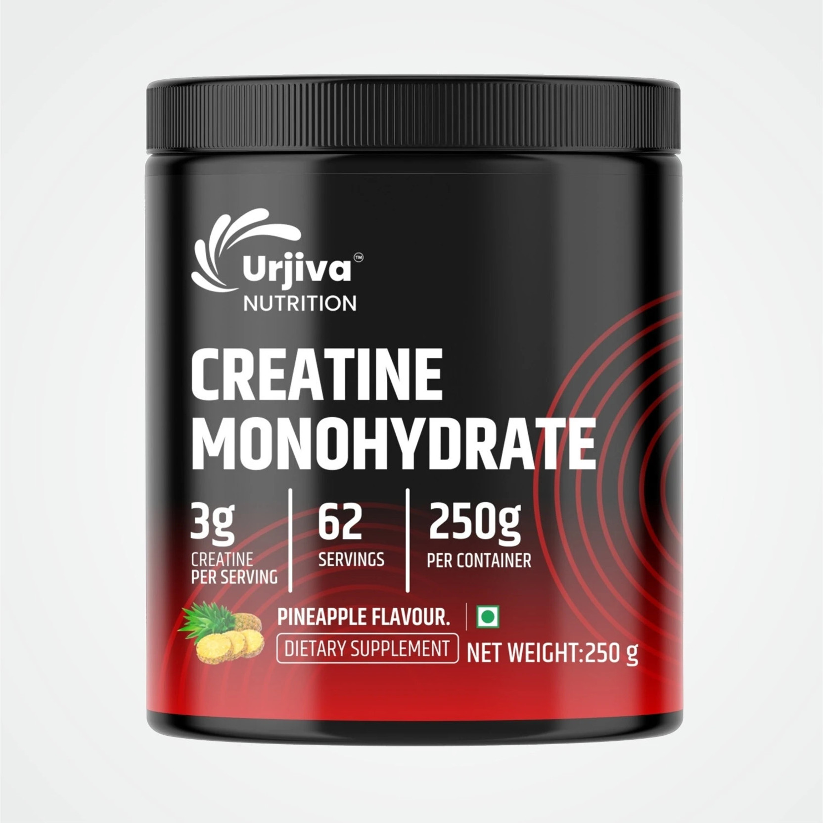 Urjiva NUTRITION Creatine Monohydrate Dietary Pineapple Flavor Creatine