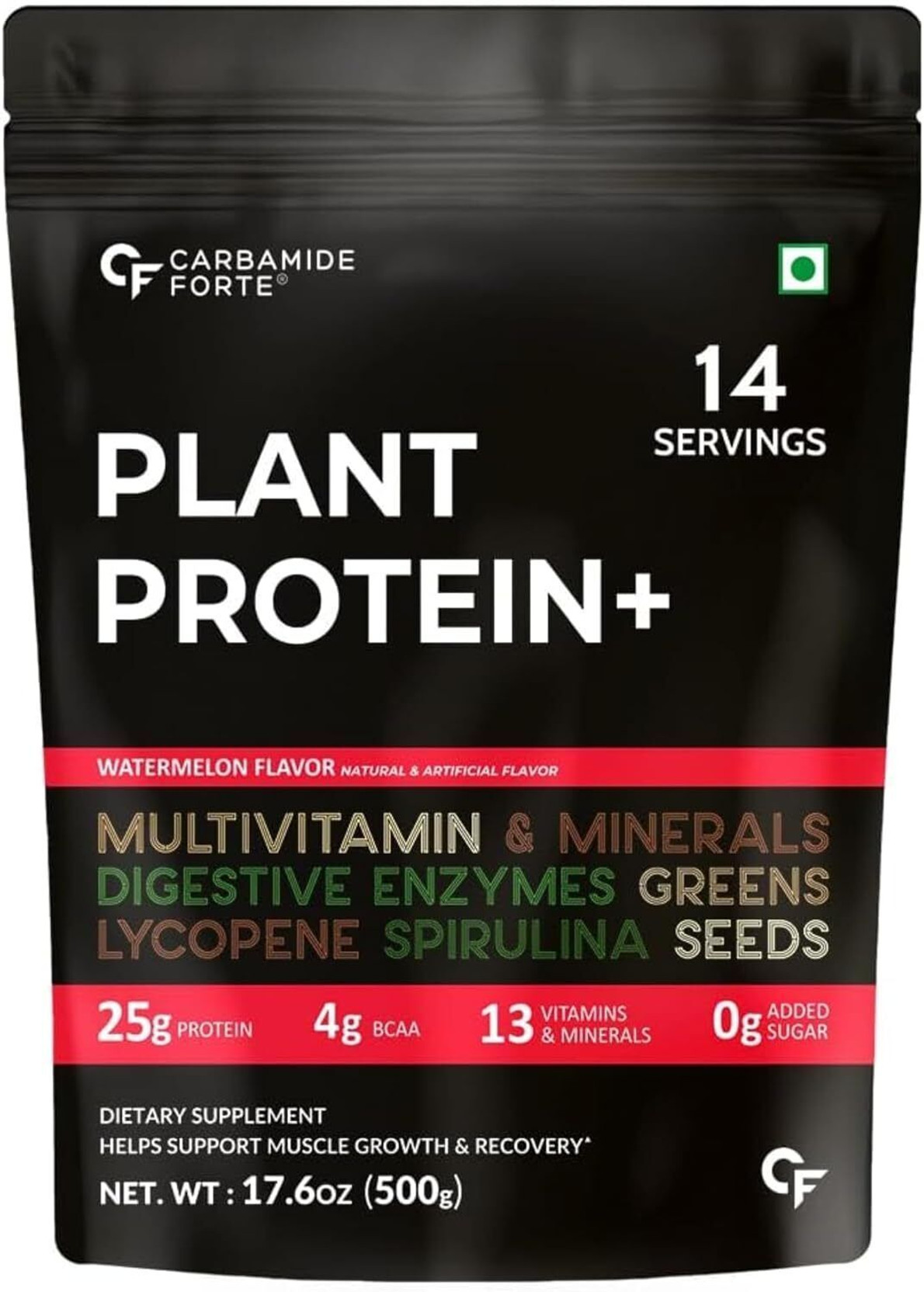 CARBAMIDE FORTE Plant Protein Powder with Multivitamin,Minerals | Plant-Based Protein Plant-Based Protein