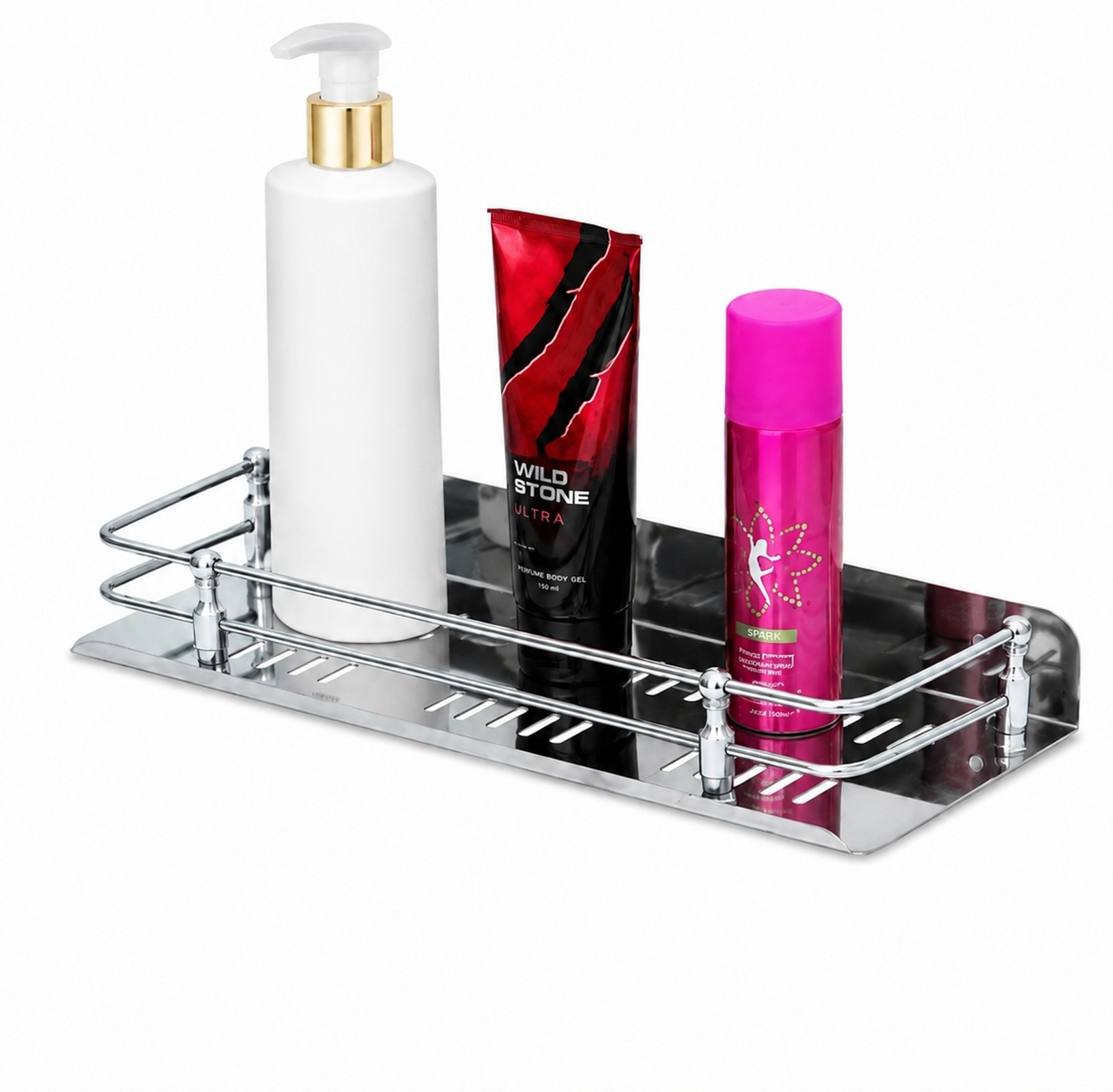 MARQO Stainless Steel Wall-Mounted Shelf Stainless Steel Wall Shelf