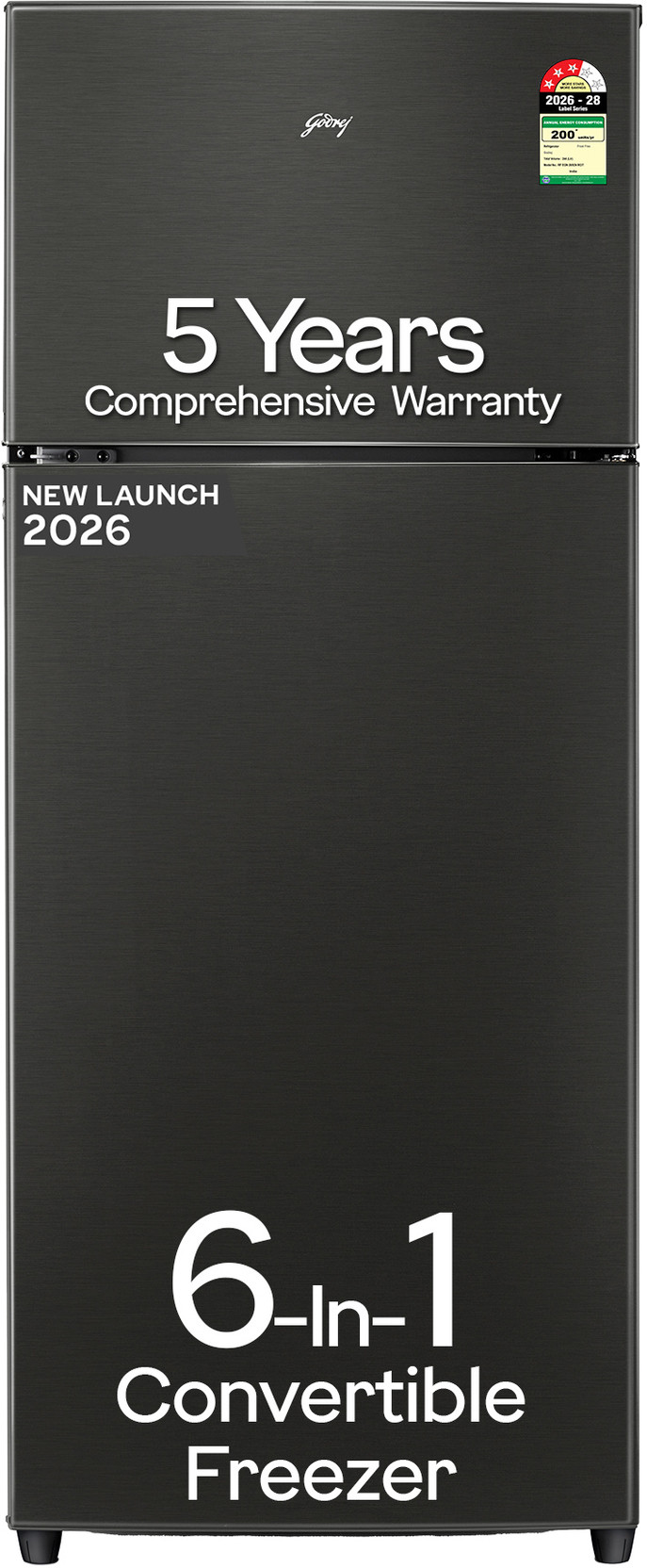 Godrej 244 L Frost Free Double Door 3 Star Refrigerator