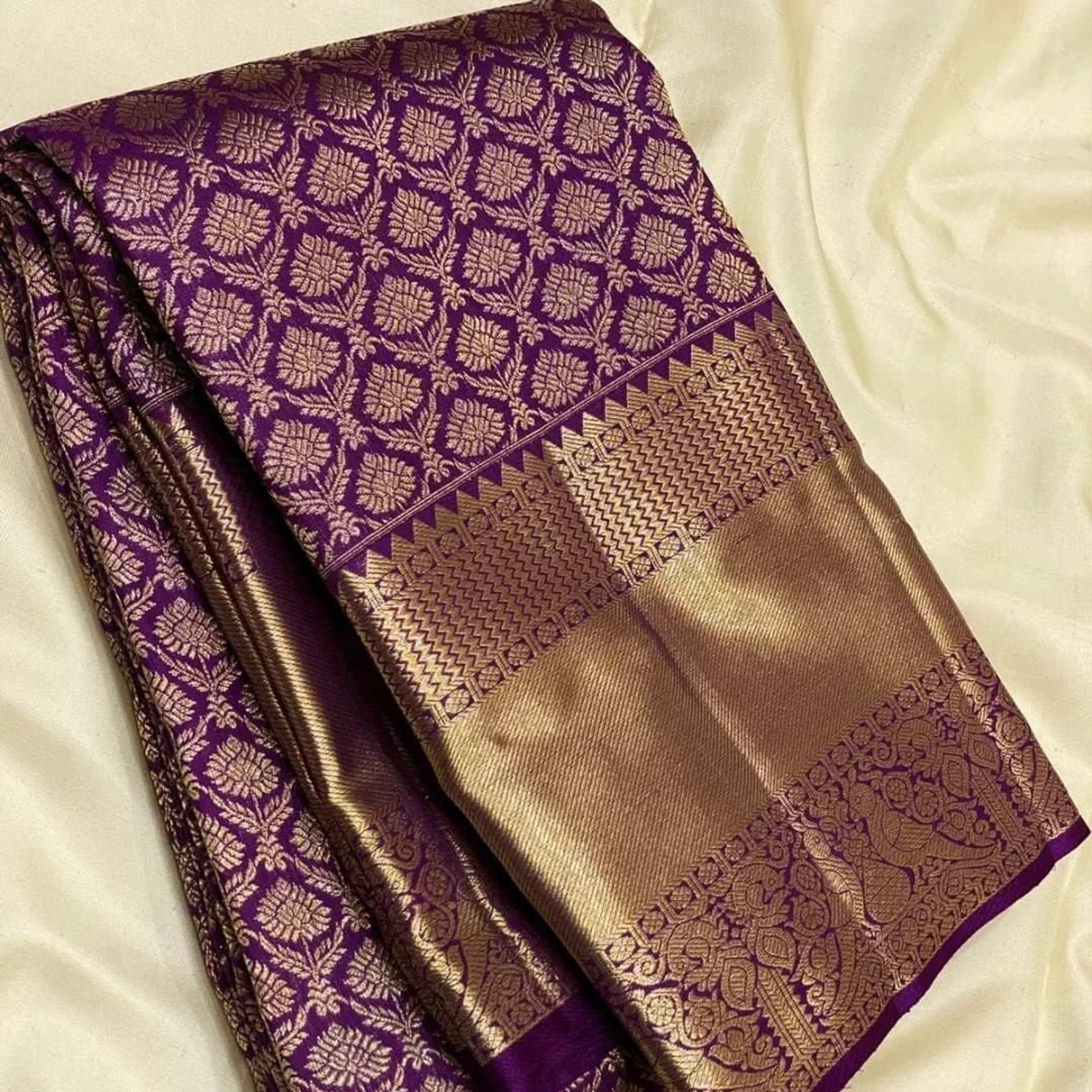 Woven Banarasi Cotton Silk Saree