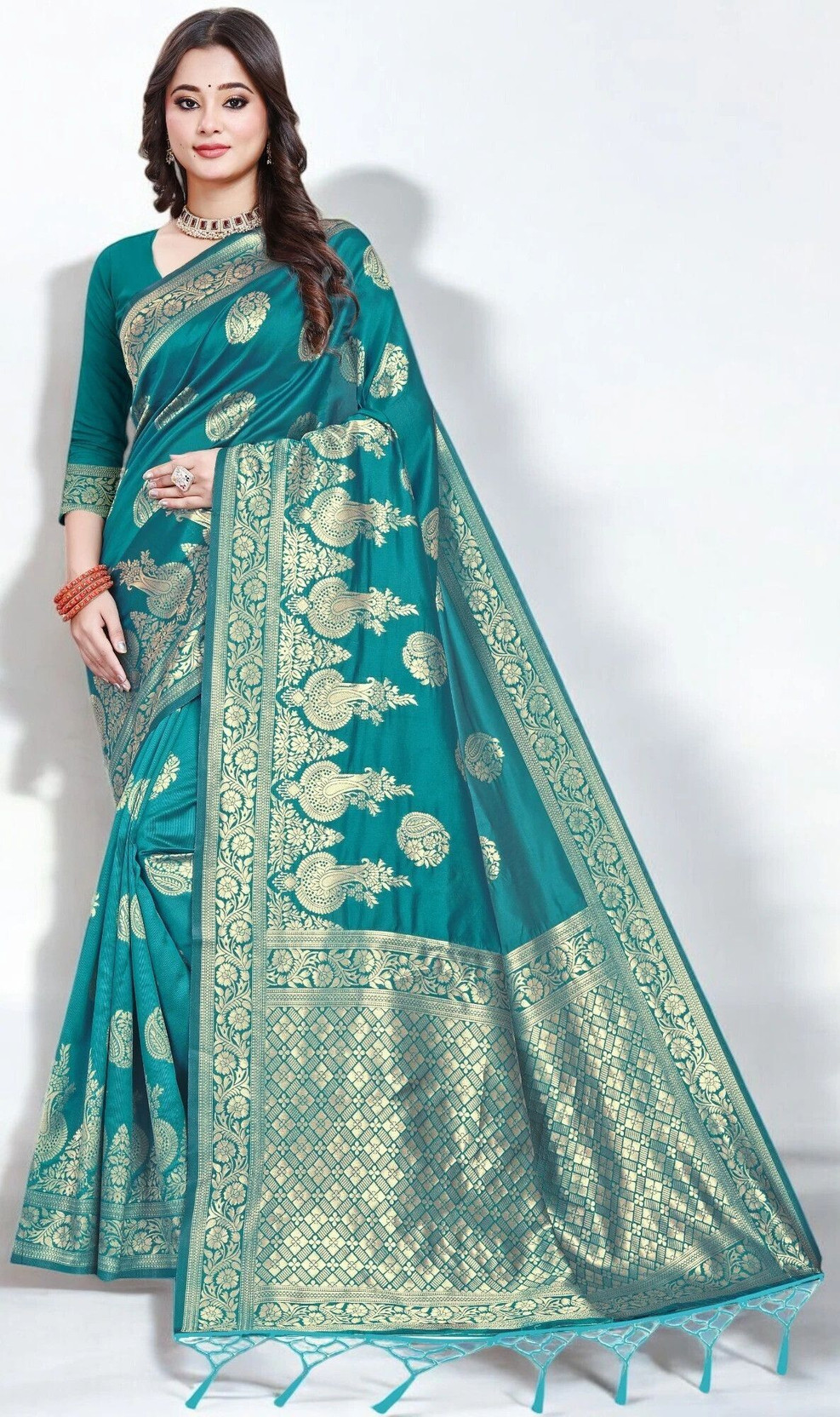 Self Design Banarasi Art Silk Saree