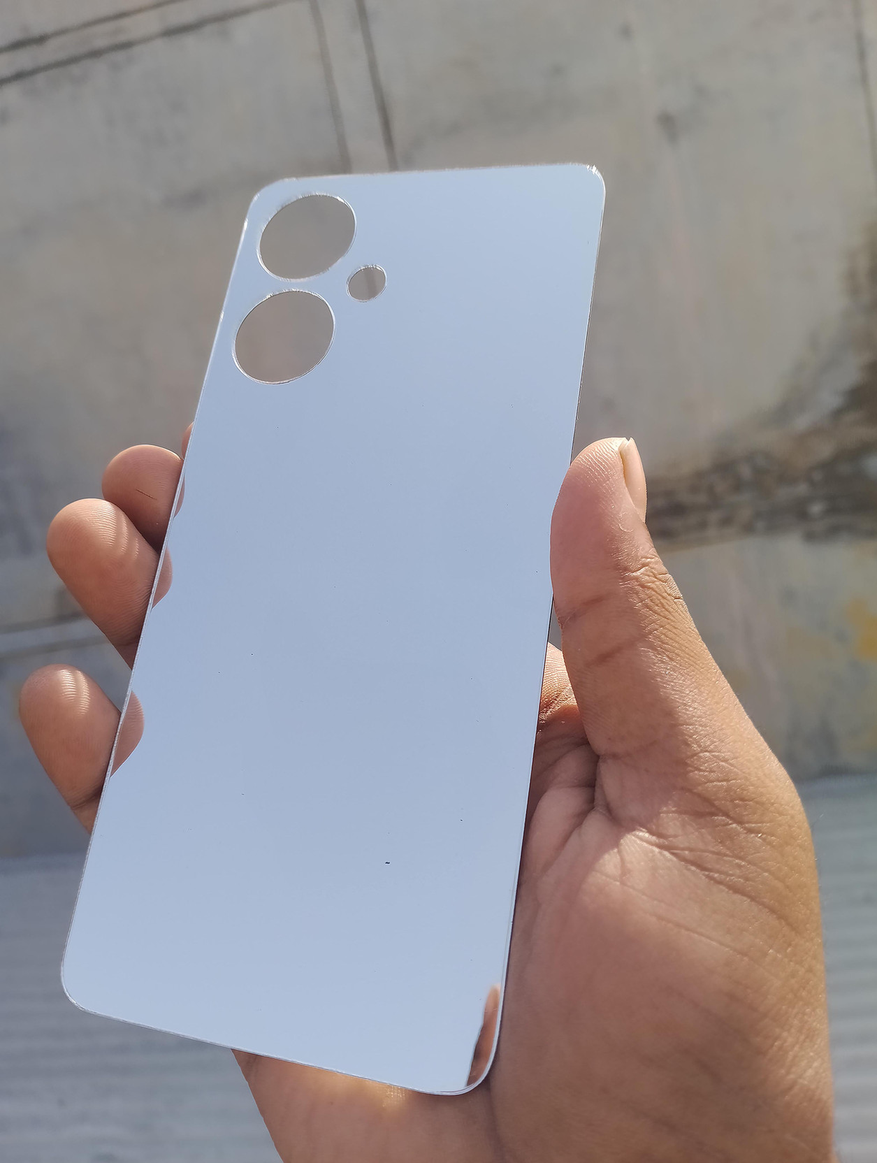 MOKPLZ Back Tempered Glass for BACK SILVER TEMPERD GLASS FOR POCO M6 5G