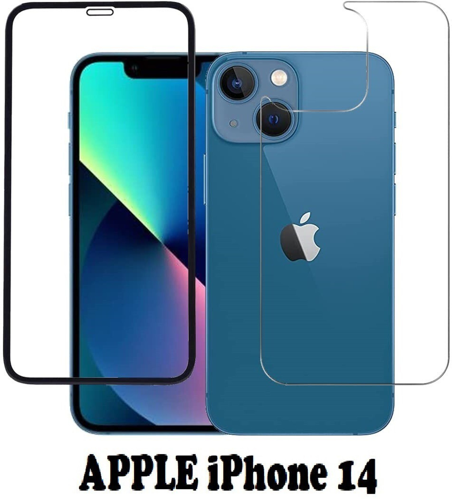 LIKEDESIGN Front and Back Screen Guard for APPLE iPhone 14, iPhone 14