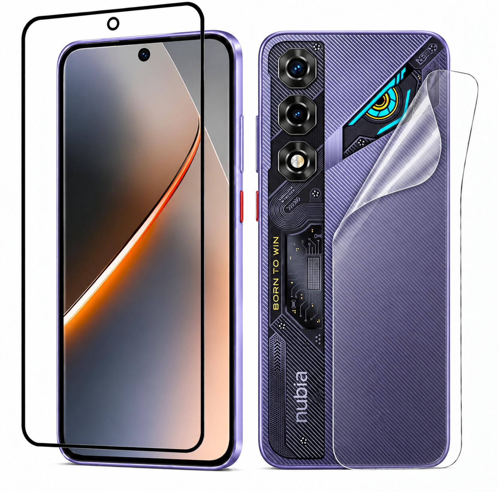 MUTAALI Front and Back Tempered Glass for ZTE nubia Neo 5