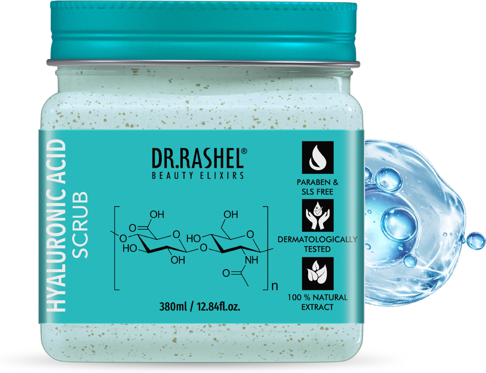 DR.RASHEL Hyaluronic Scrub For Face & Body with Hyaluronic Acid | Deep Hydration Scrub