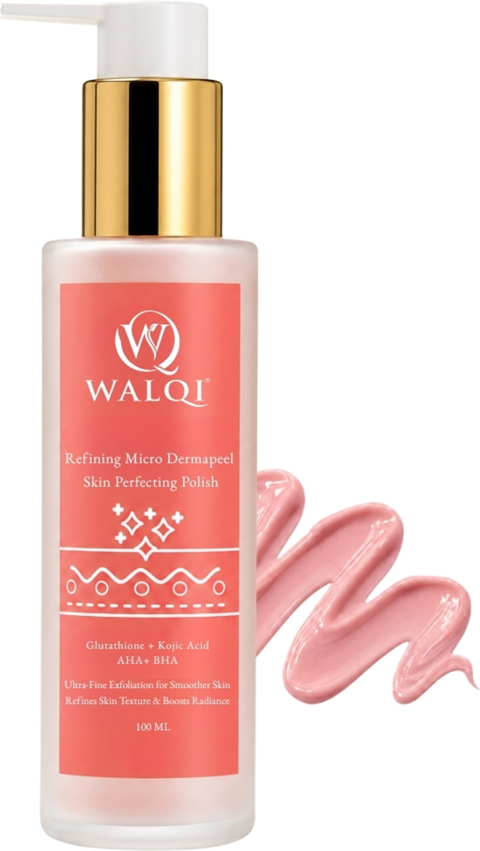 WALQi Refining Micro Dermapeel โ Glutathione, Kojic Acid, AHA & BHA Scrub | 100ml Scrub