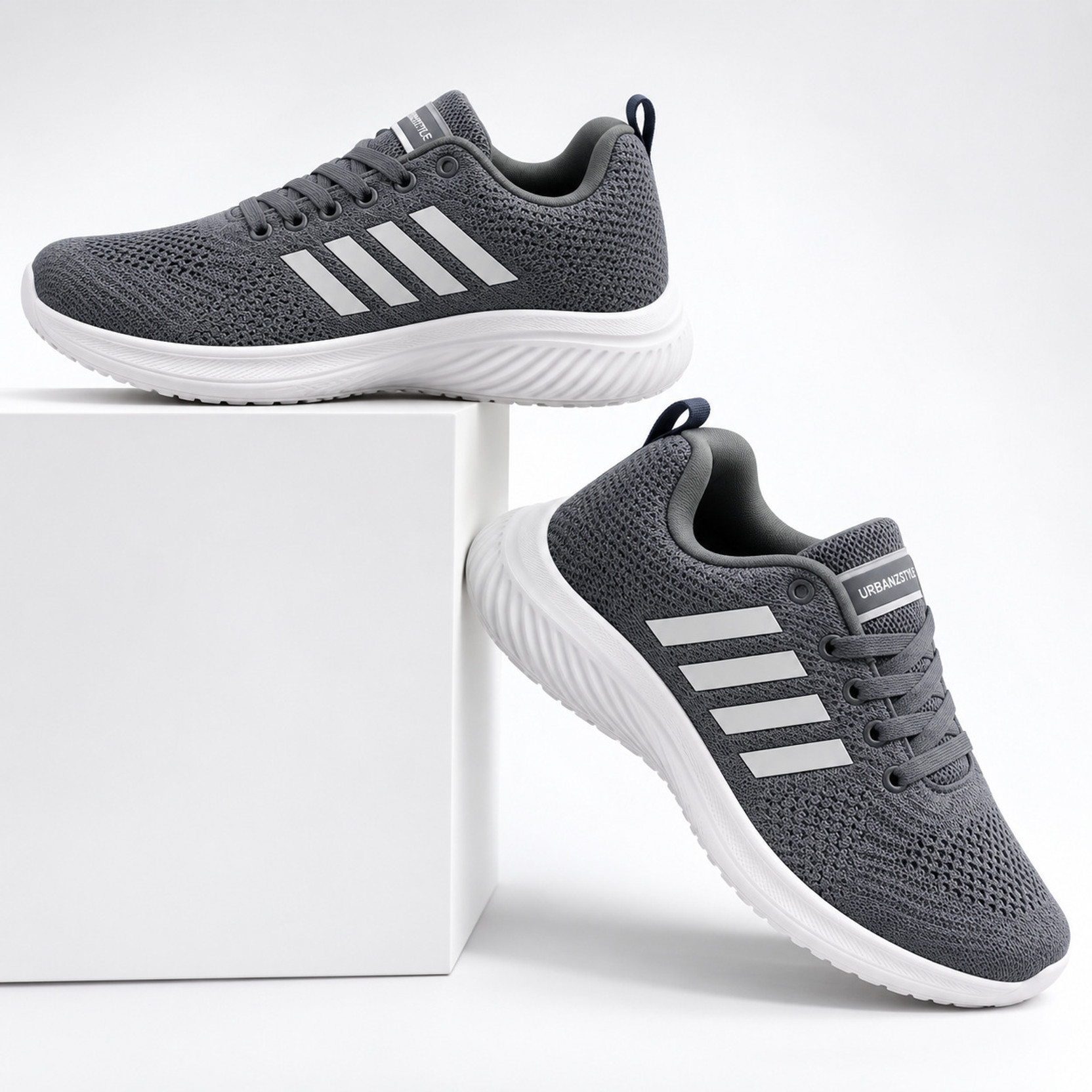 Lightweight Breathable Knit Walking Sneakers for Men, Anti-Slip Daily Wear Shoes Sneakers For Men