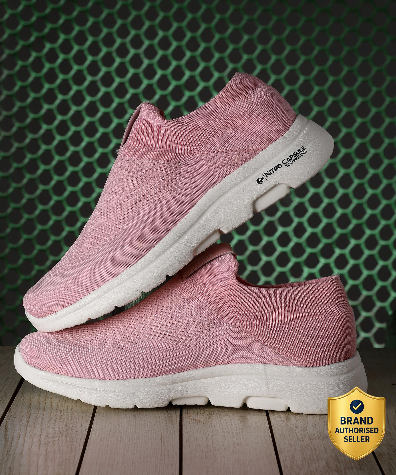 Sunshine-01 Pink Sneakers,Casuals,Loafers Walking Shoes For Women