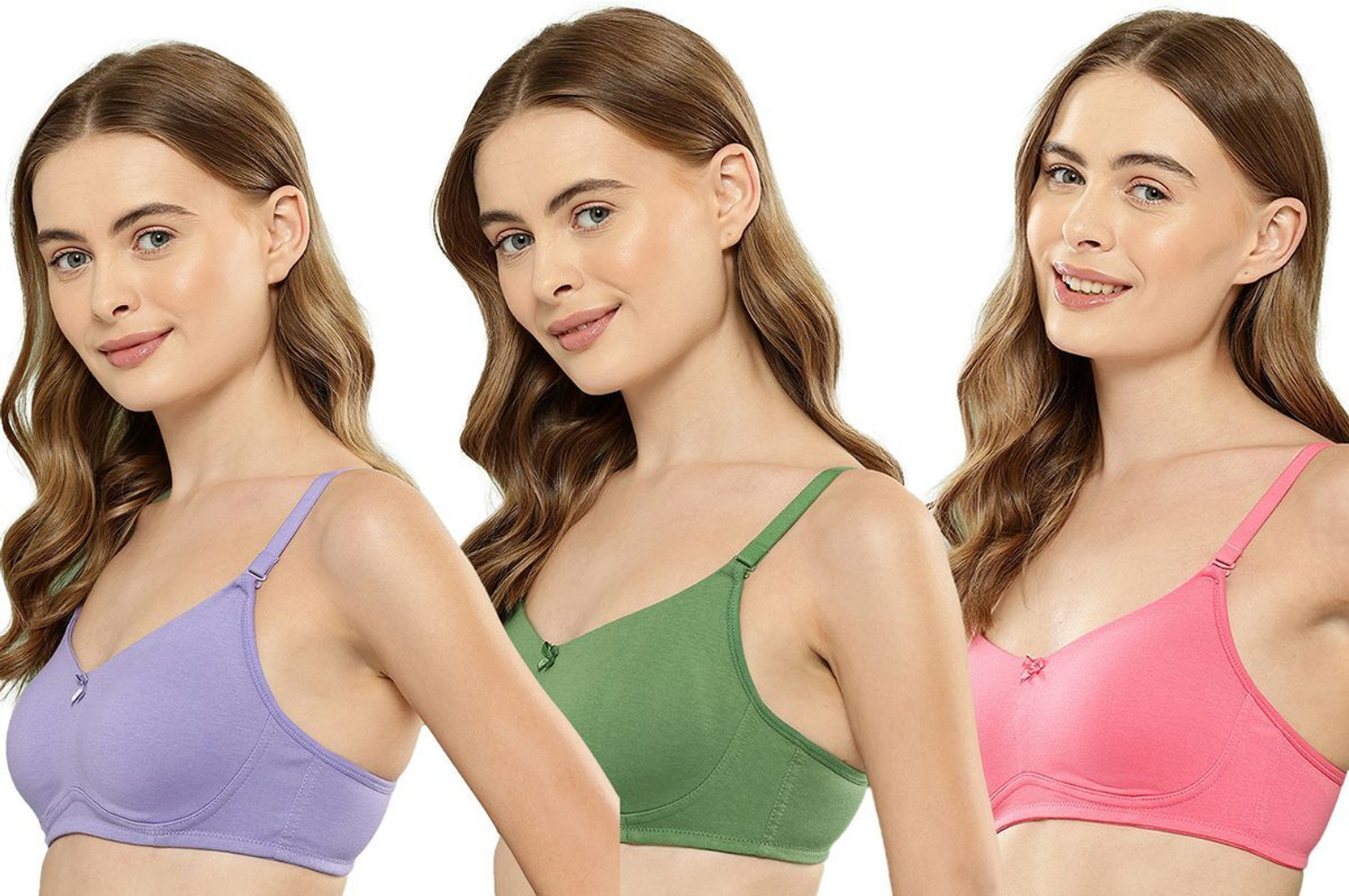 Pack of 3 Women Everyday Non Padded Bra
