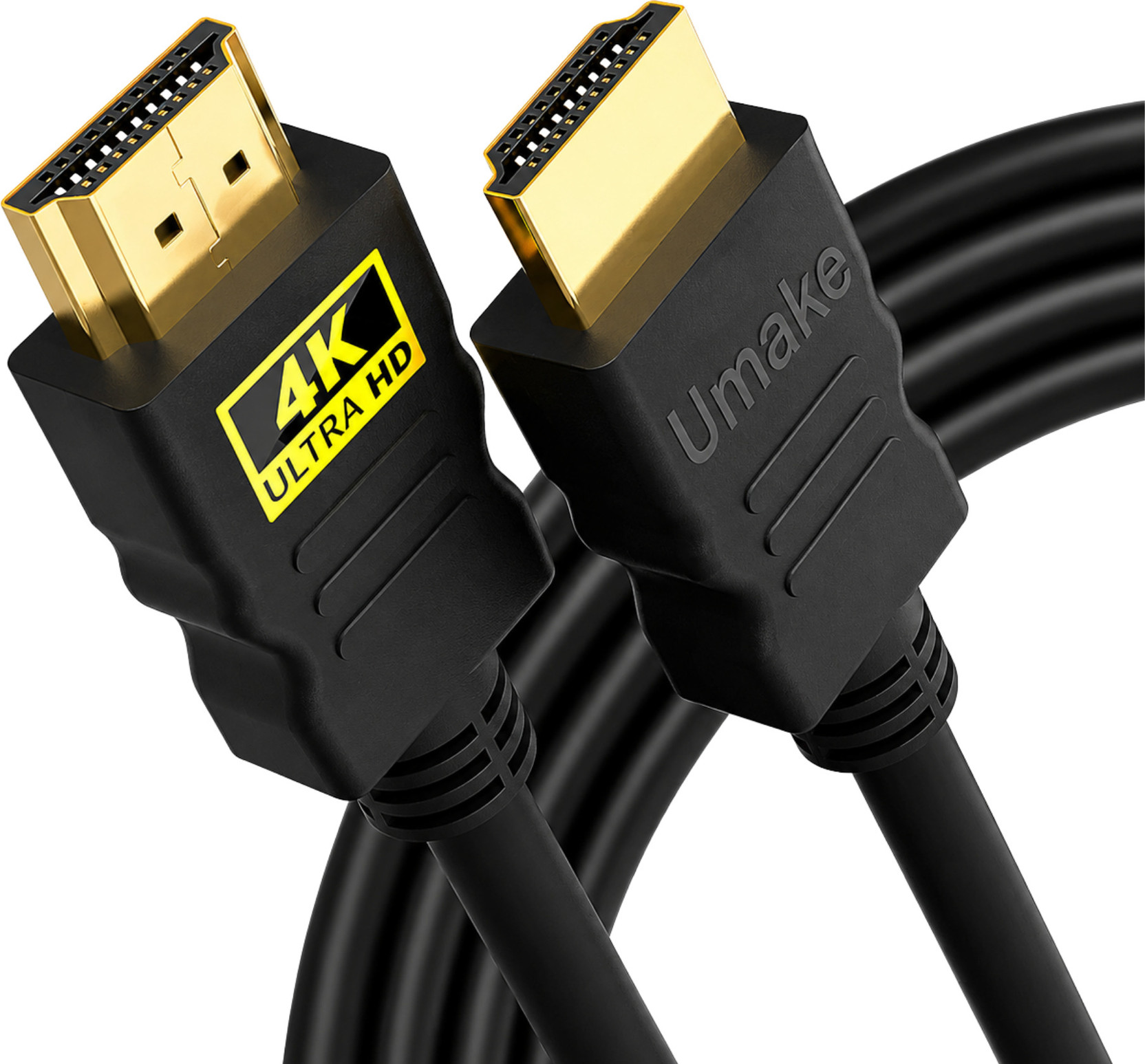 Umake HDMI Cable 5 A 1.5 m Nylon HDMI Cable 4K Ultra HD | High Speed | 1.5m