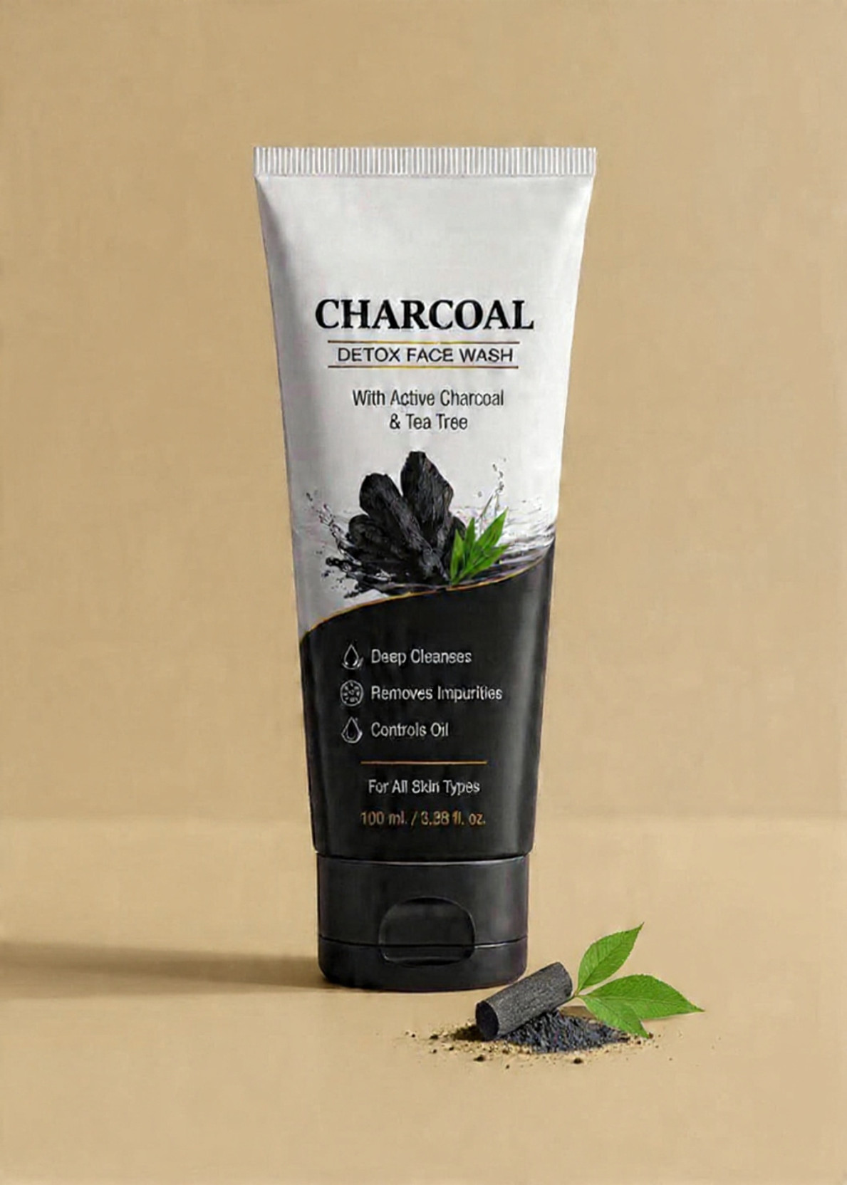 PIRKGLOW Charcoal  Deep Clean Face Wash