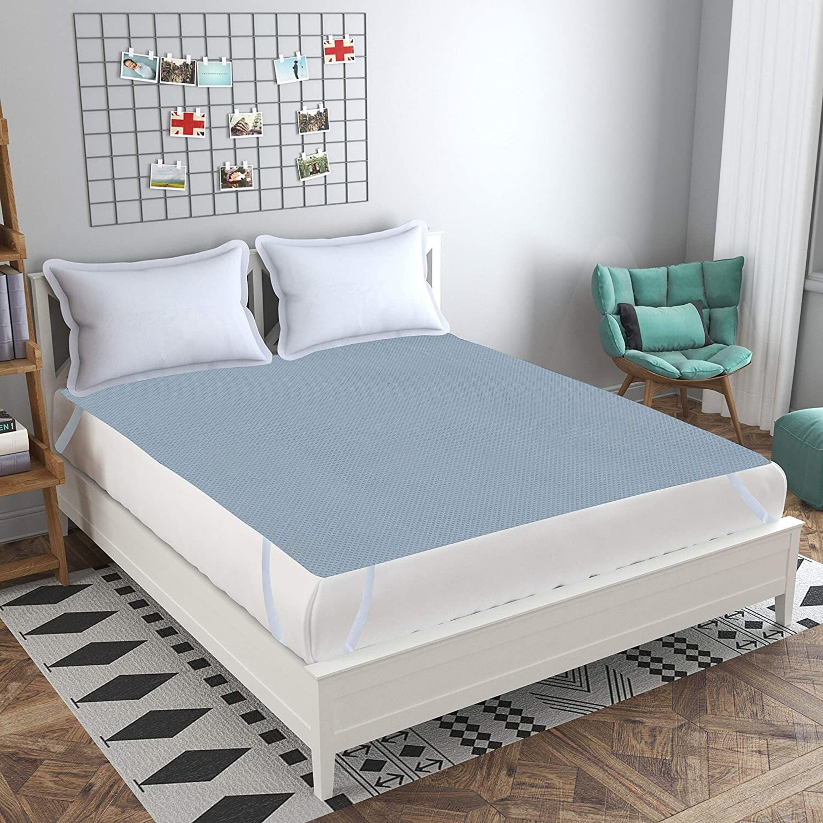 HomeStore-YEP King Size Fitted Synthetic Waterproof Mattress Cover