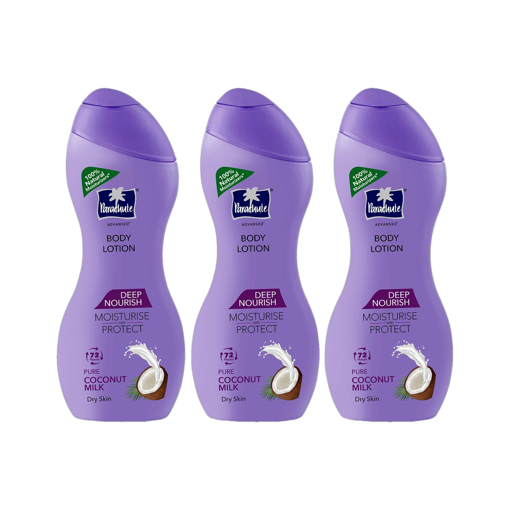 Shopsy Deep Nourish Body Lotion with Pure Coconut Milk (250ml x 3 pack)