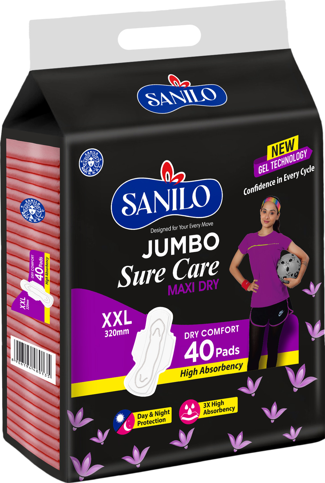 Sanilo Sanitary Pad (Pack Of 40)