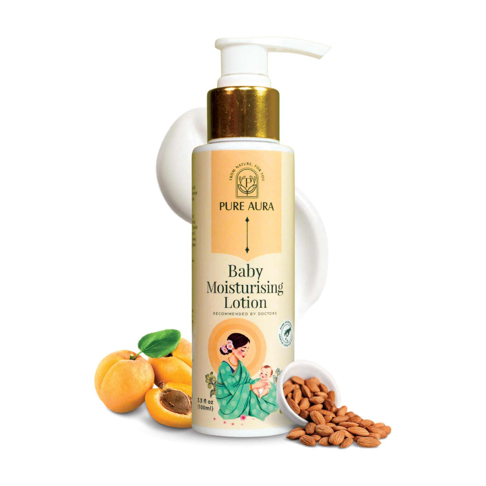Pure Aura Baby Moisturizing Lotion | Nourishing Cream for Soft & Sensitive Skin - Price in India, Buy Pure Aura Baby Moisturizing Lotion | Nourishing Cream for