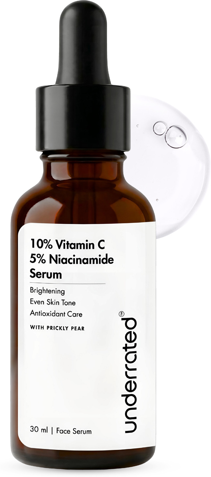 Underrated 10% Vitamin C + 5% Niacinamide Face Serum | Brightening & Even Skin Tone | Antioxidant Care