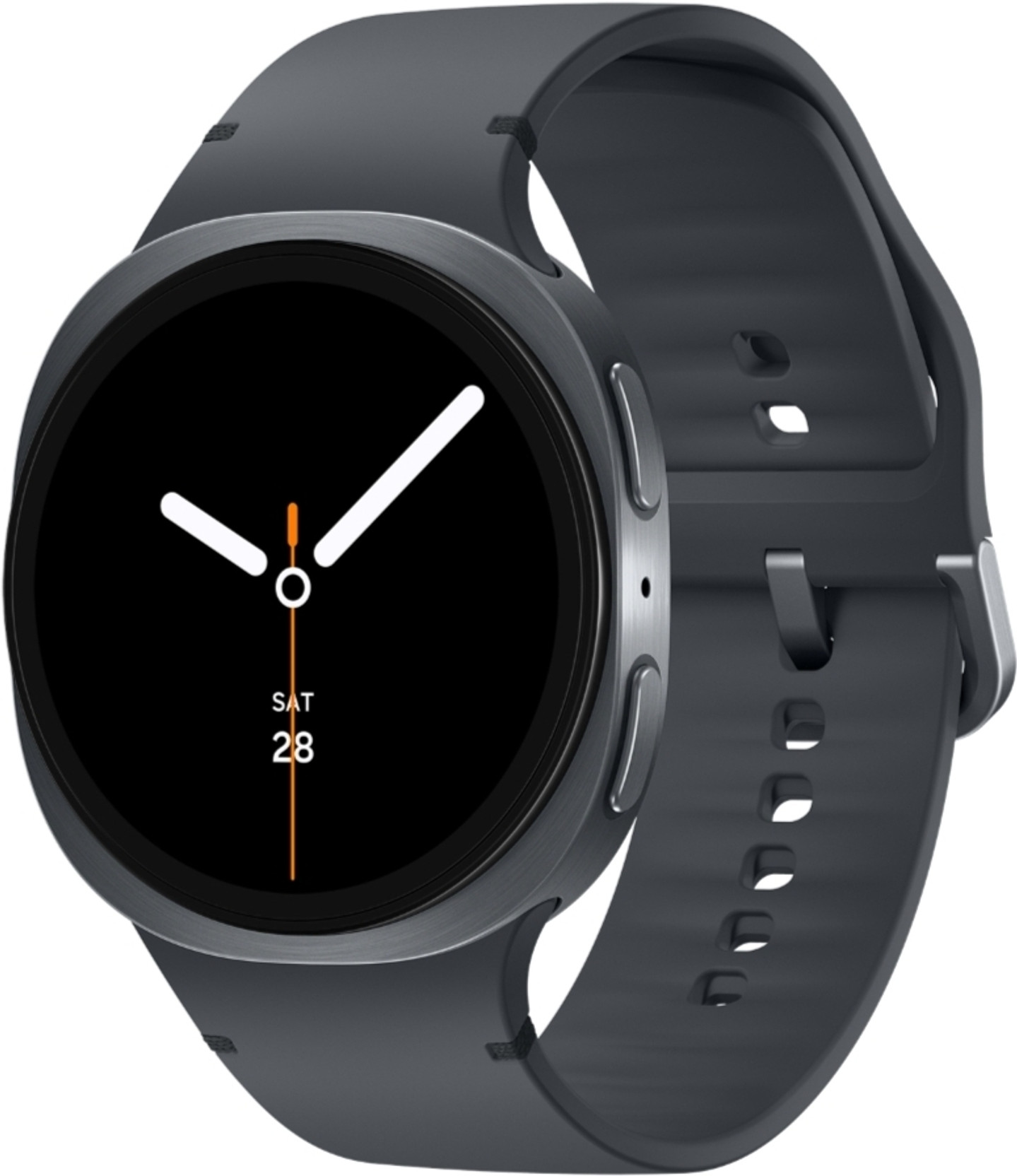 Samsung Galaxy Watch8 (40mm, Bluetooth) (Dark Gray Strap, Small)