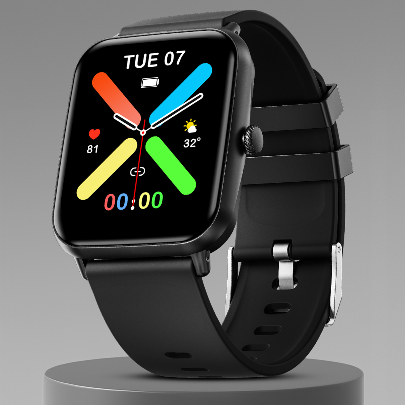 Fire-Boltt Ninja Calling Pro Plus 46.5mm (1.83) Display Bluetooth Calling, AI Voice Smartwatch