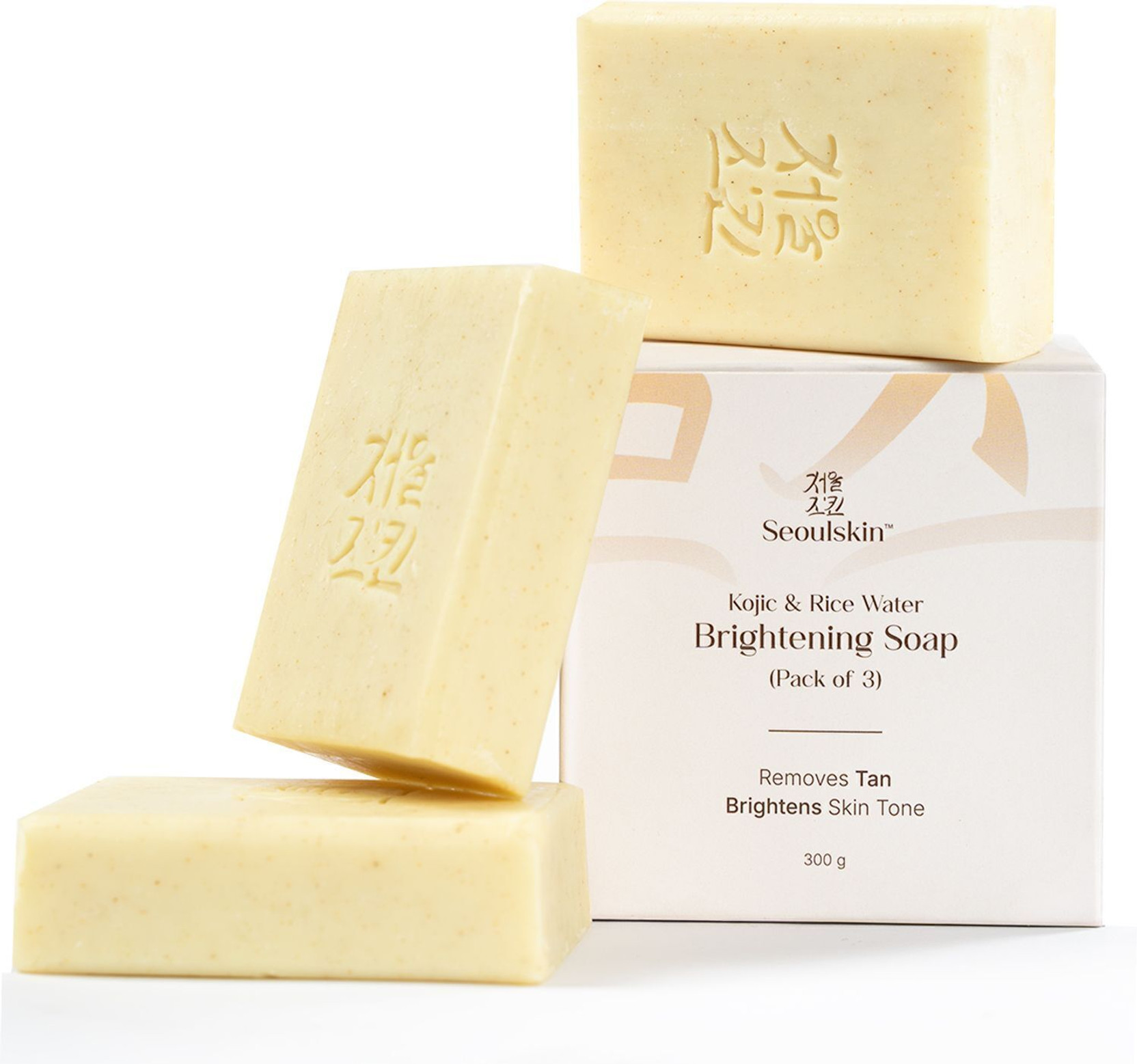 Seoulskin Kojic & Rice Water Soap Pack of 3