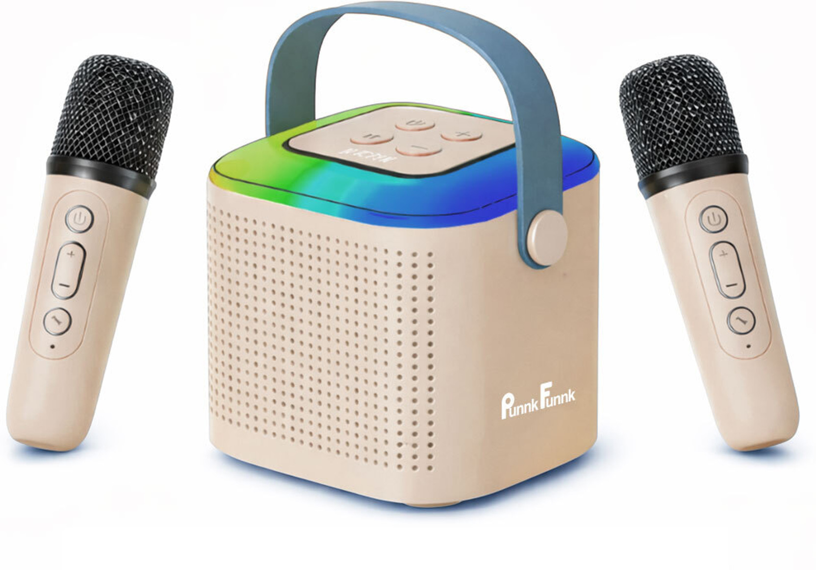 PunnkFunnk Mini Vocal Wireless Karaoke Speaker – Perfect for Parties & Events 10 W Bluetooth Home Audio Speaker