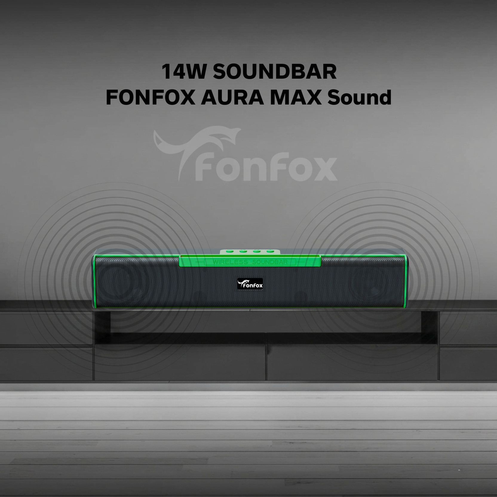 ZARTON Wireless Bluetooth Soundbar Speaker with Rechargeable Battery Portable Soundbar with Siri Assistant Smart Speaker