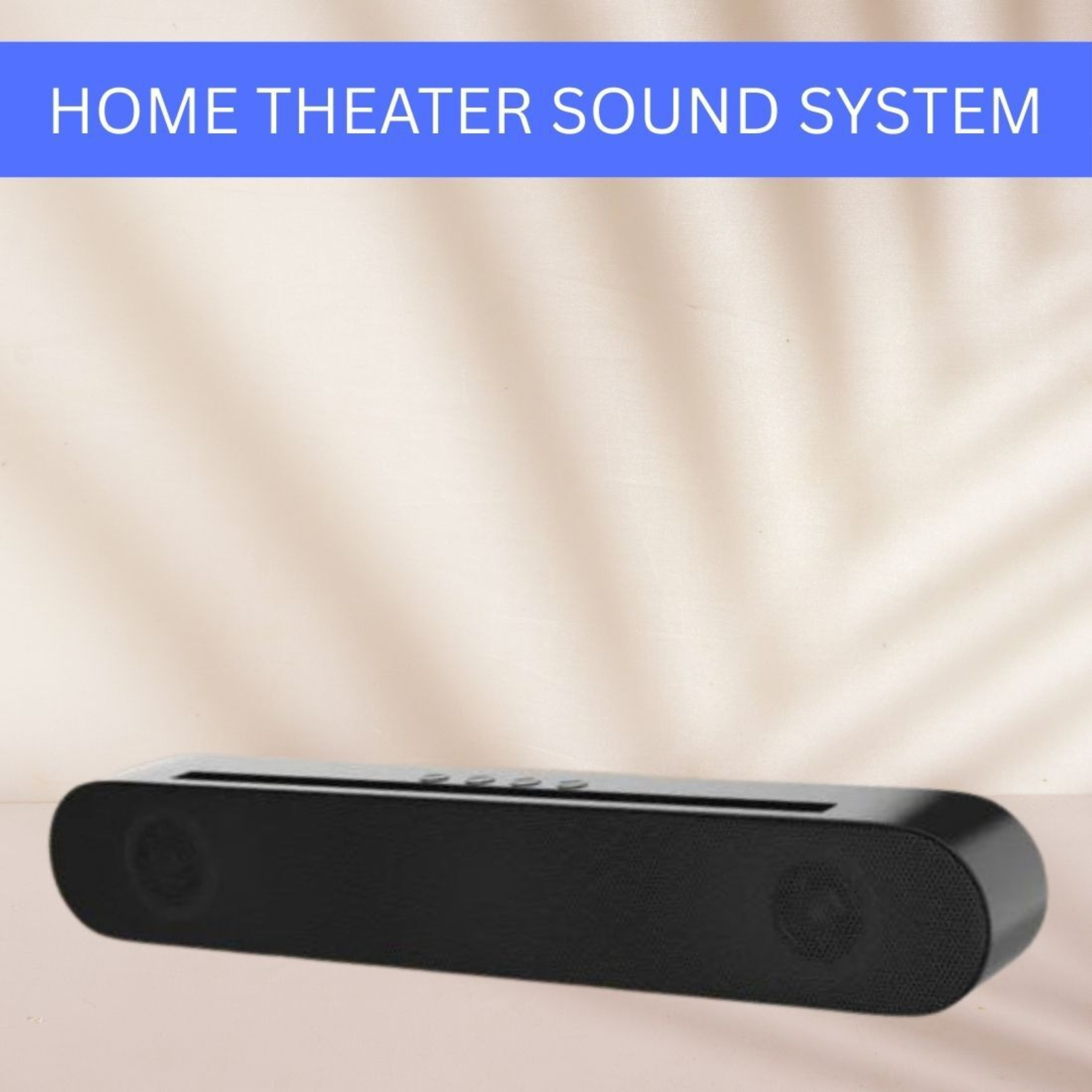 Clairbell BeatBar (PORTABLE HOME THEATER SOUNDBAR)Crystal Clear Sound &1200mAh BatteryM199 20 W Bluetooth Soundbar