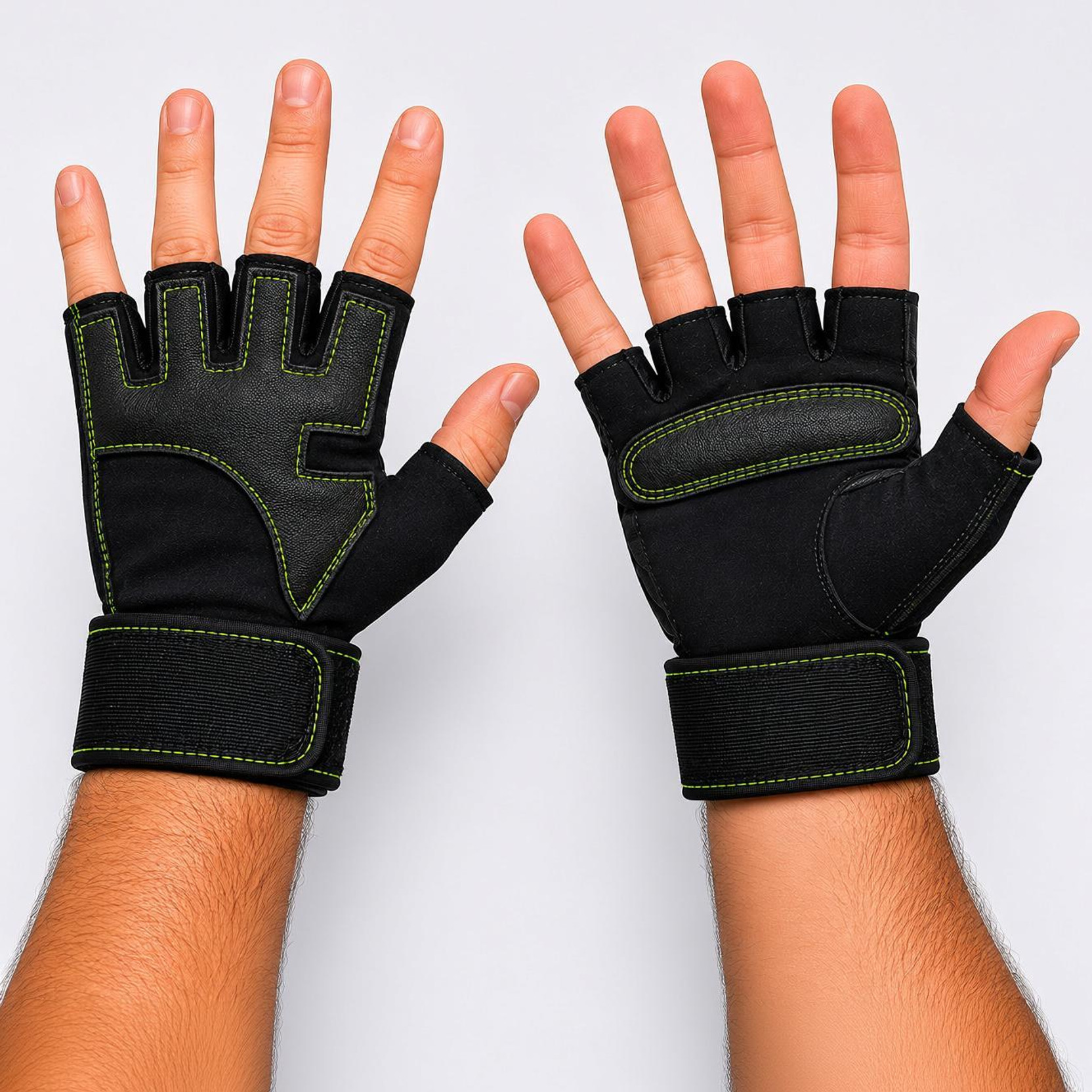GSM Gym Workout Gloves Pair for Weight Lifting Training & Fitness Support Gym & Fitness Gloves