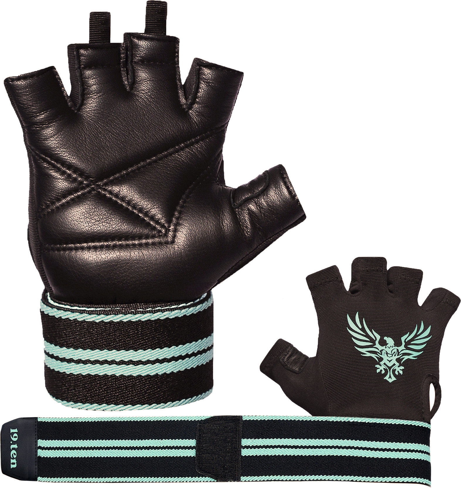 19.ten Sports Gloves For Men & Women Washable Leather Weightlifting Exercise Gym Gloves Gym & Fitness Gloves