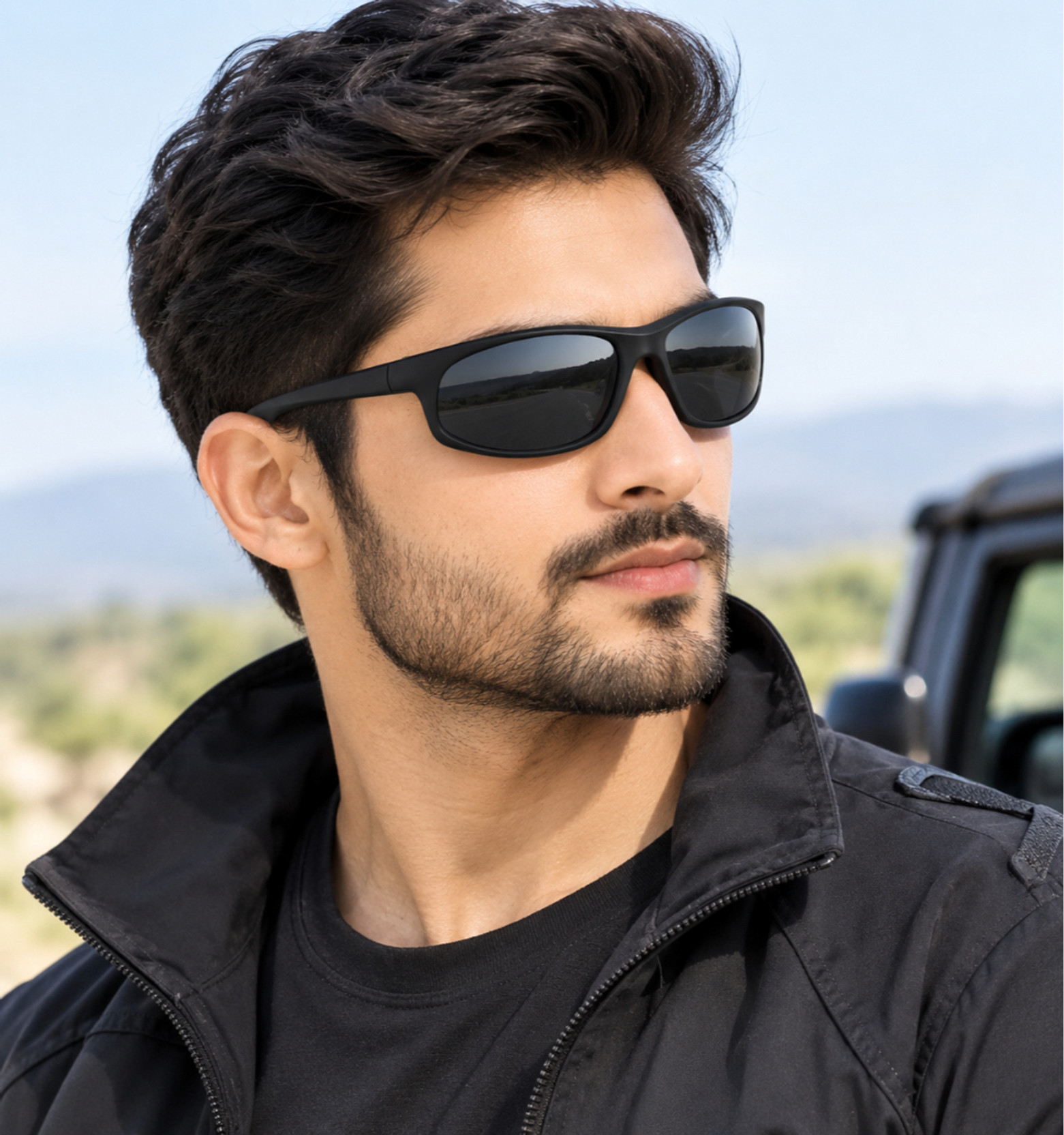 UV Protection, Polarized, Riding Glasses, Mirrored Sunglass