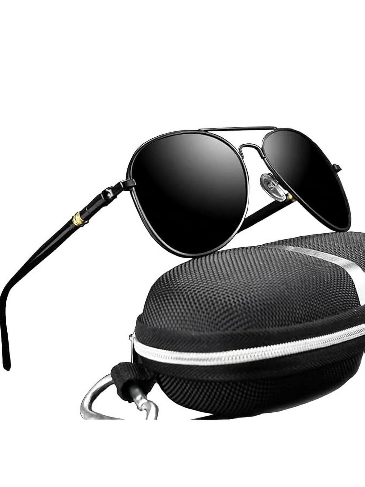Polarized, UV Protection Aviator Sunglasses (Free Size)