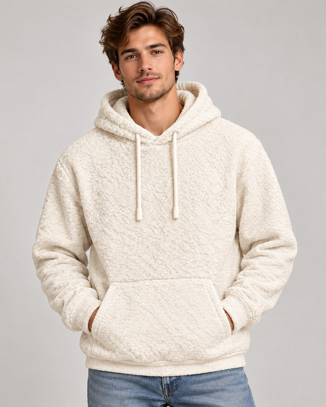 Men & Women Full Sleeve Solid Hooded Sweatshirt
