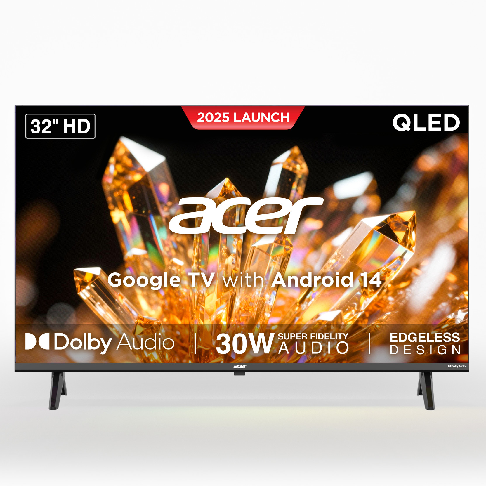 Acer Ultra V 80.01 cm (32 inch) QLED HD Ready Smart Google TV