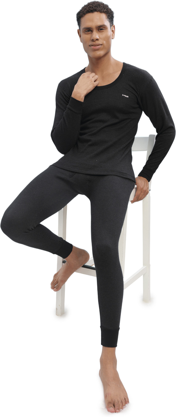 Dollar Ultra Dollar Ultra Mens Thermal Round Neck Top & Bottom Set Men Top - Pyjama Set Thermal