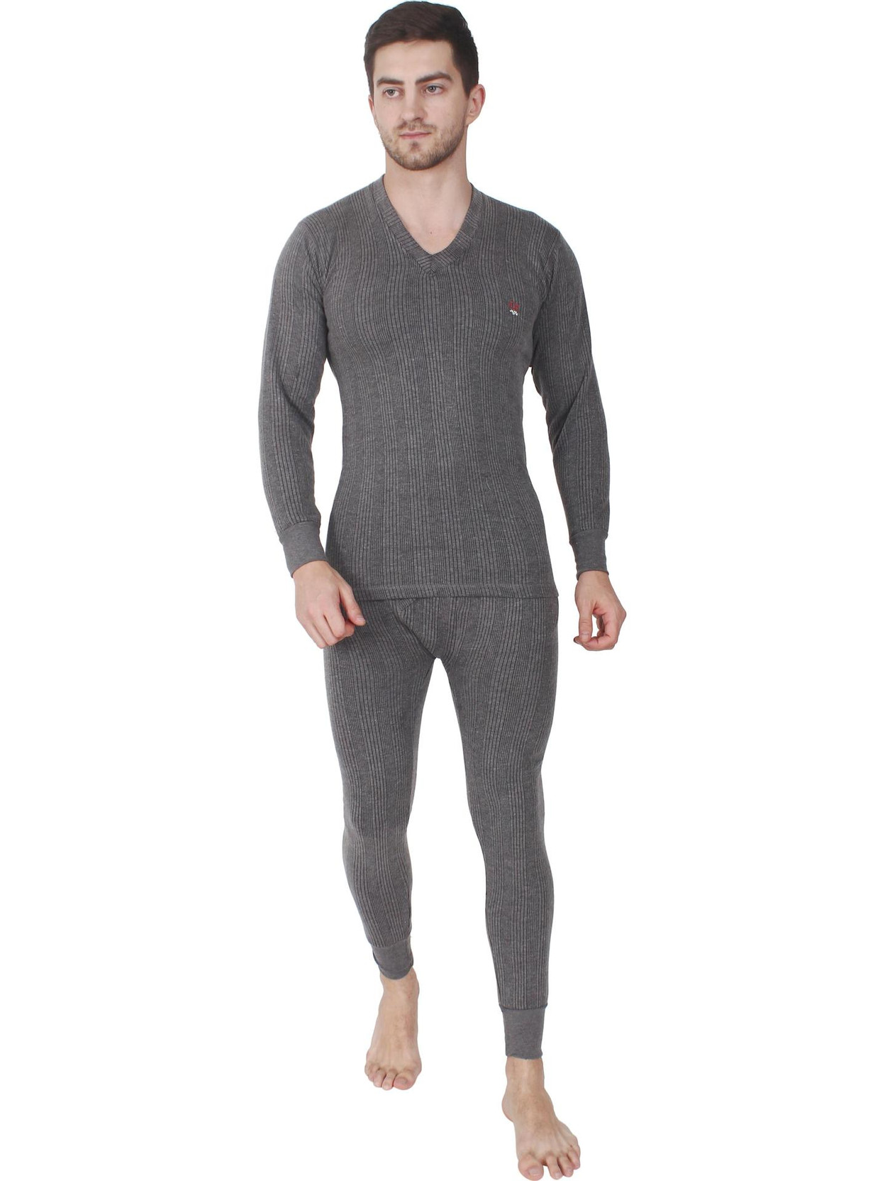 ALFA Quilted Premium Winter Wear Men Top - Pyjama Set Thermal