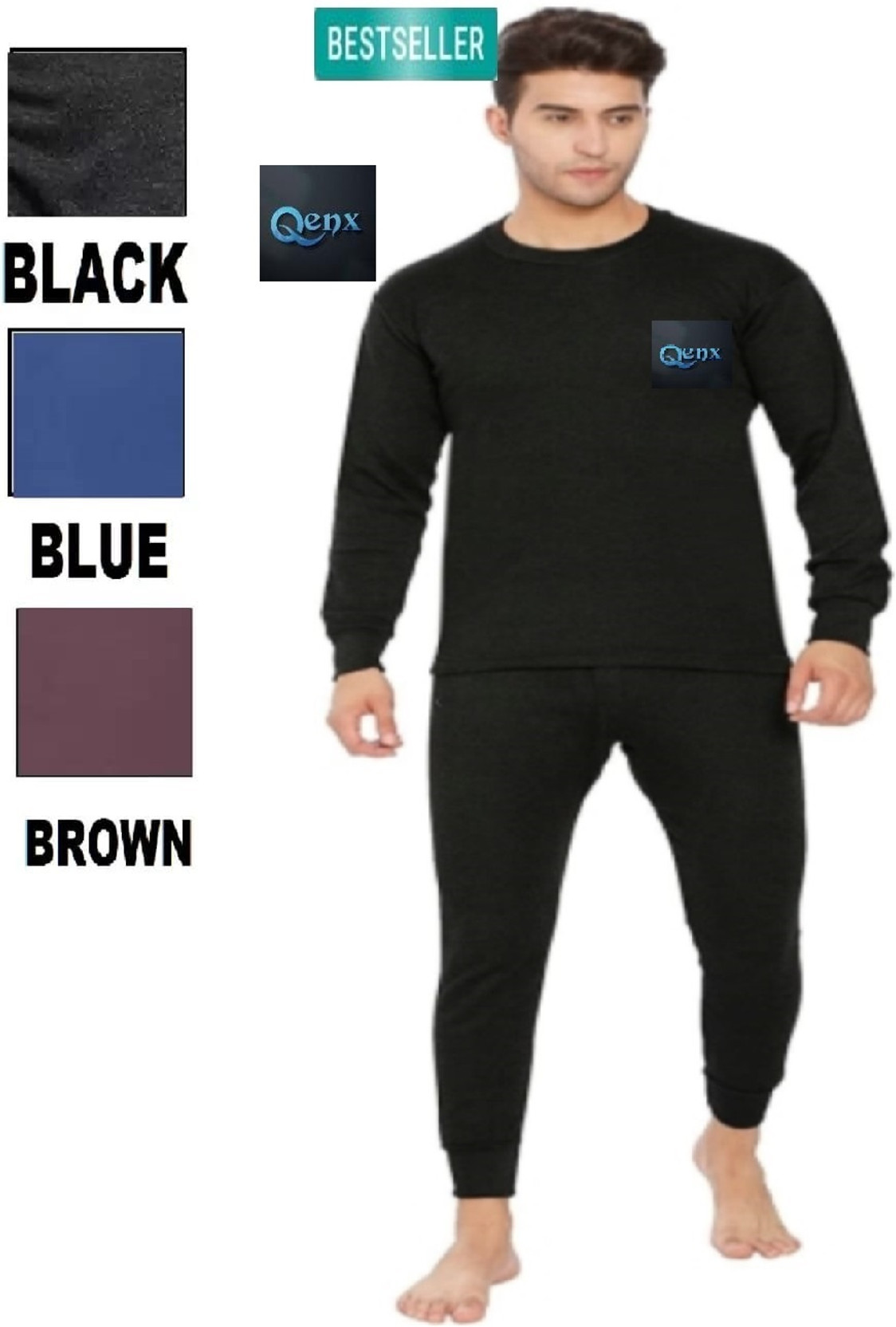 qenx OSWAL WINTER WEAR Men Top - Pyjama Set Thermal