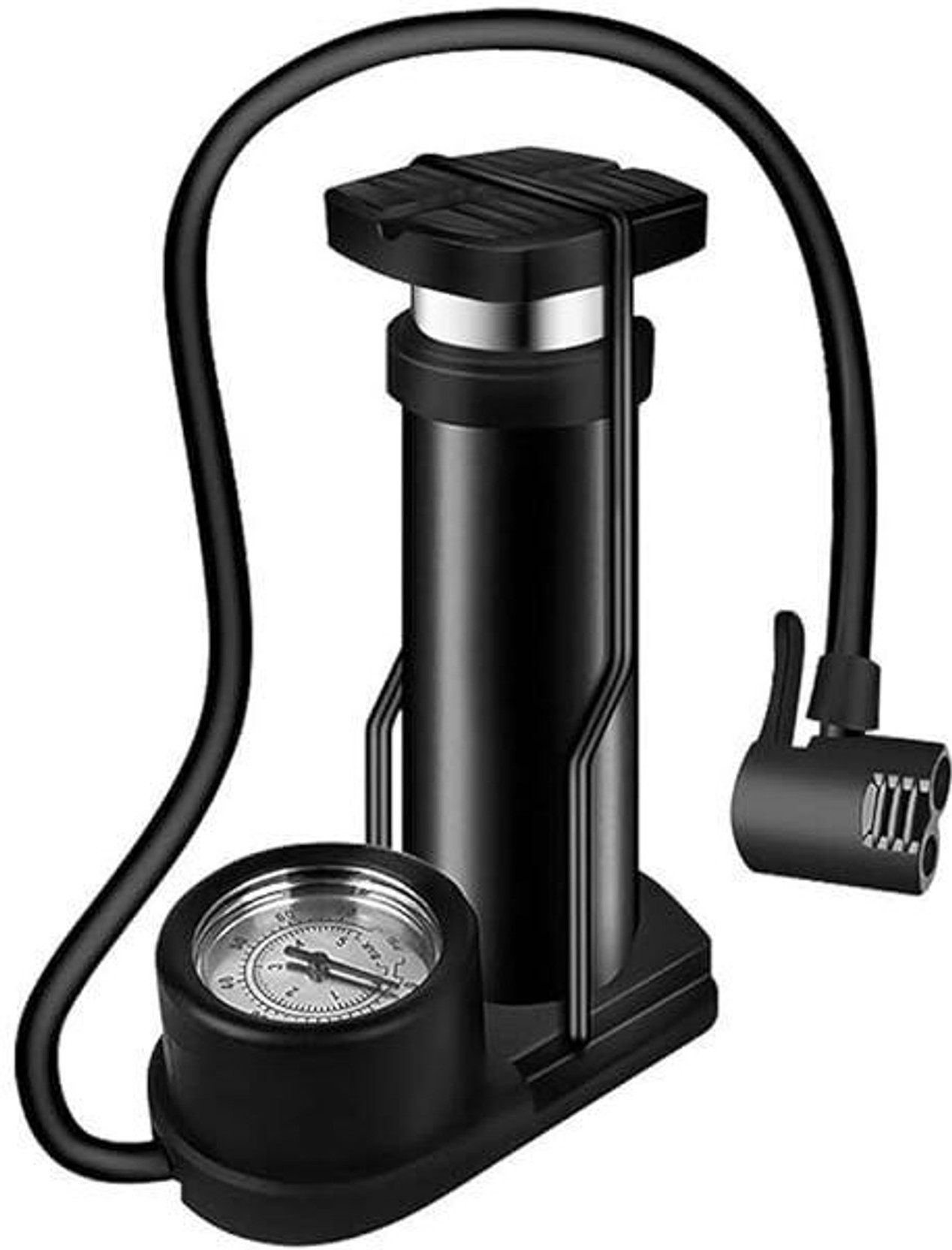 Saviraj Mini Foot operated PUMP84 140 psi Tyre Air Pump for Car & Bike