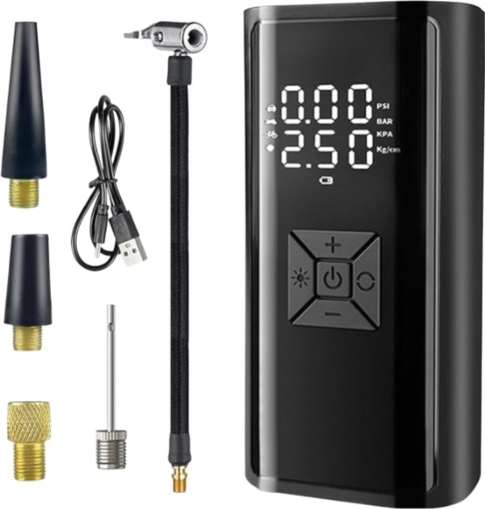 LOPAZ Electric Air Compressor J46 150 psi Tyre Air Pump for Car & Bike